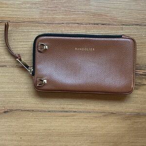 Brown Bandolier Leather Wallet Accessory